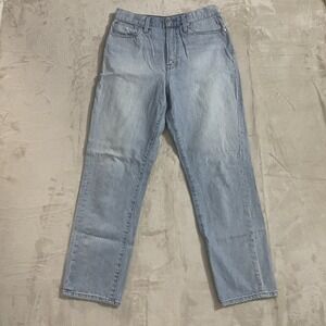 Madewell Jeans Womens Size 31 The Perfect Summer Jean Straight‎ Leg Blue Denim